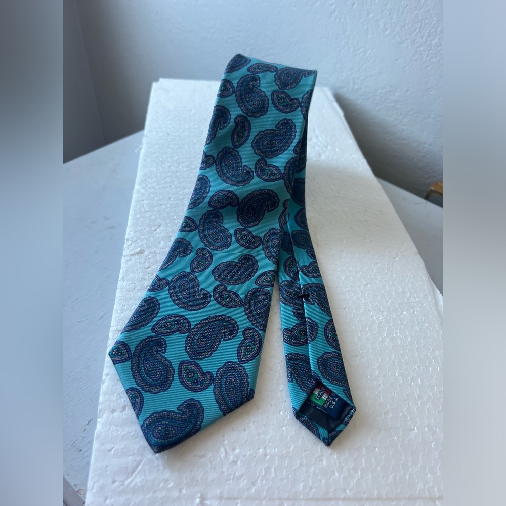 Blue tie English Tweed